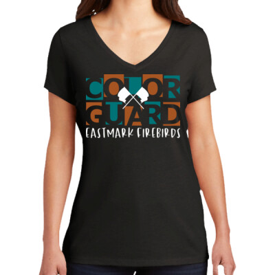 Ladies V-neck Triblend - Eastmark Color guard Thumbnail